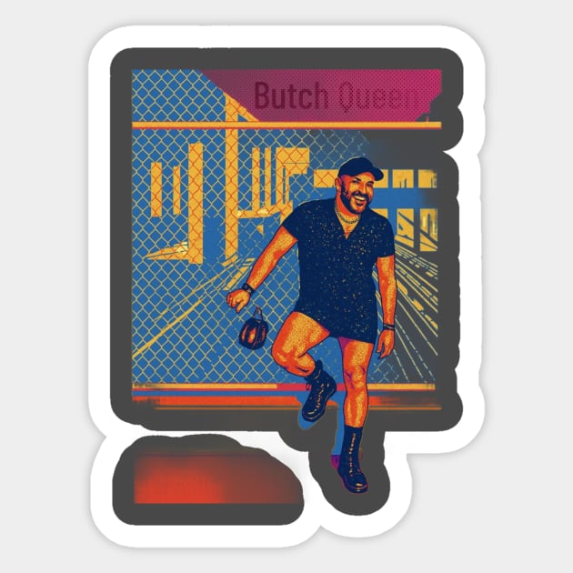 Butch Queen Sticker by FirstClassQueen